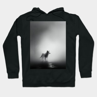 Dog in the fog Hoodie